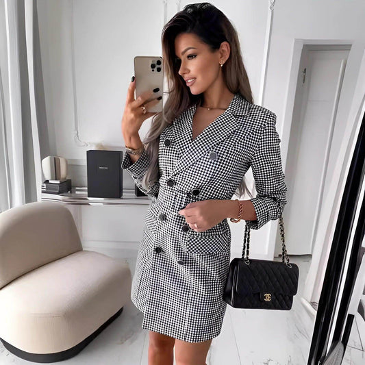 Clarissa Check™ – Top-Rated Blazer Dress